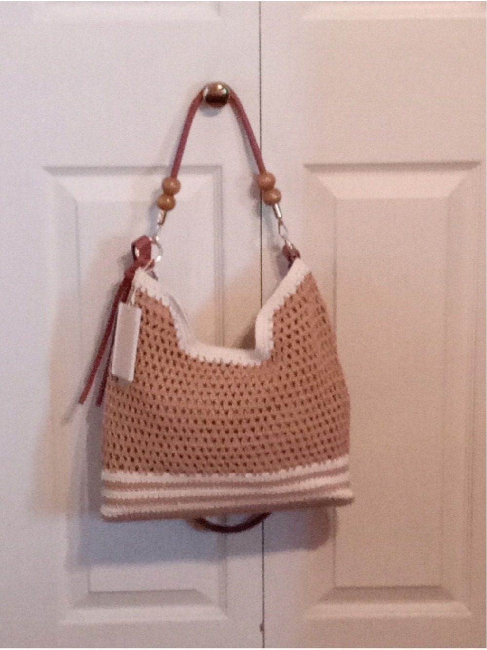 Emperia Elia Tote Crossbody Natural Brown